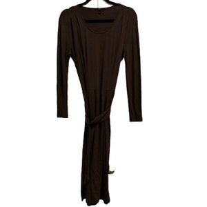 BOSS by Hugo Boss Long Sleeve Brown Dress Women’s Size XS